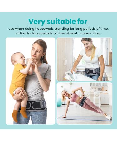 Sacroiliac Hip Belt for Men & Women | Adjustable Pelvic Support Sciatica Relief & ISG Pain Management - Buy Online on GoSupps.com