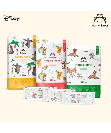 Amazon Brand Mama Bear Disney Diaper Pants Size 6 (15+ kg) - 60 Count White - Best International Shipping - Buy Online on GoSupps.com