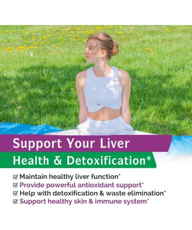 Organic Milk Thistle Extract 9000mg - 80% Silymarin - 120 Veggie Caps - Liver Health Support - Non-GMO, Gluten & Dairy Free - Buy Online on GoSupps.com
