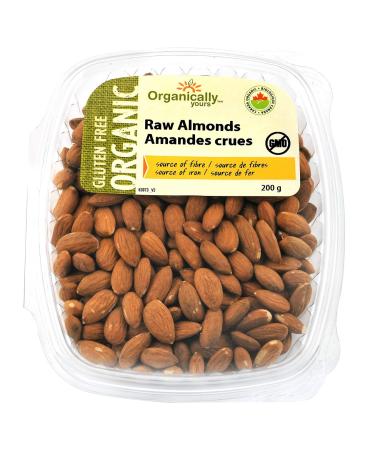 Organically Yours Raw Almonds 200 Grams