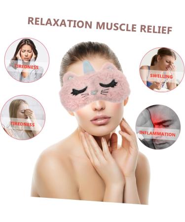FRCOLOR Cat Eye Mask & Unicorn Eye Shade - 2pcs Sleeping Eye Patches & Leaf Soap Holder - Animal Blindfolds for Comfortable Sleep - Buy Online on GoSupps.com