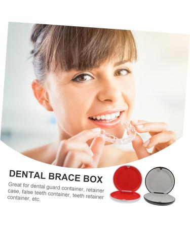 Lurrose Magnetic Dental Box - 2er Case for Prostheses & Retainers | Orthodontic Storage Solution - Buy Online on GoSupps.com
