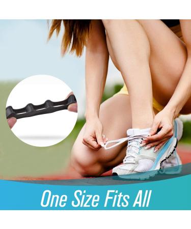 Toe Spreader Hallux Valgus Silicone - Ultimate Toe Separator & Spacers for Crooked Toes - Toe Correction Rail - 6 Pack - Black - Buy Online on GoSupps.com