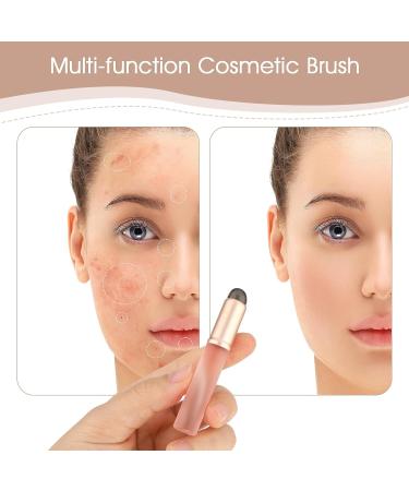 Amabro 2pcs Silicone Lip Brushes Reusable Lipstick Applicator with Dust Covers for Lip Gloss Balm Lip Oil Lip Mask Portable Travel Mini Brush Head Makeup Tool for Concealer Eyeshadow Blush Nail - Buy Online on GoSupps.com