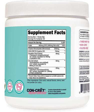 Nutricost Creatine Monohydrate Powder for Women - Micronized Strawberry Lemonade - 50 Servings, Vegetarian, Non-GMO, Gluten Free - Buy Online on GoSupps.com