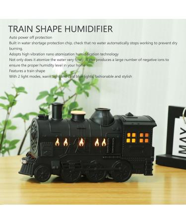 Essential Oil Diffuser - 300ml Train Shape 2 Modes Night Lights Remote Control Cool Mist Humidifier for Bedroom & Office - Waterless Auto Off Aromatherapy with US Plug - Buy Online on GoSupps.com