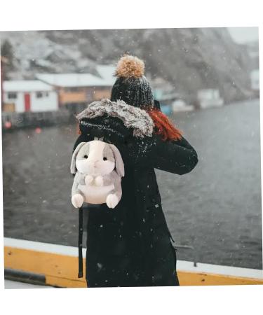 Hot Water Bottle Covers Only Soft Plush Animal Hot Water Bottle Backpack with Strap Warm Cute Hot Water Bag Cover Rabbit Hot Water Bottle - Buy Online on GoSupps.com