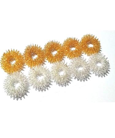 Acupressure sujok Metal Rings - 10 Units Set