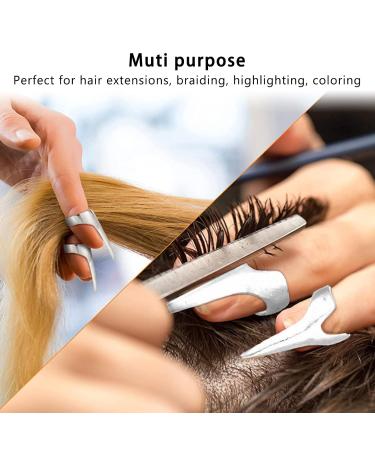 Hair Separation Selection Tool Set - 10 Alloy Partition Rings for Braiding Highlighting Weaving & Coloring | Home Salon Essentials - Buy Online on GoSupps.com