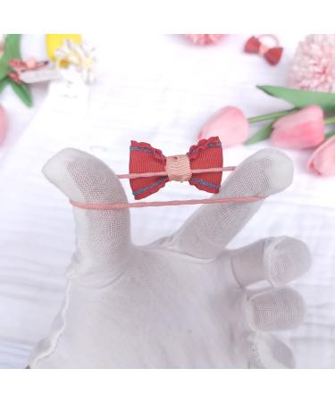 30 Pieces Baby Girls Hair Bows - Elastic Headbands & Ponytail Holders for Toddlers | Quality Hair Jewelry - Buy Online on GoSupps.com
