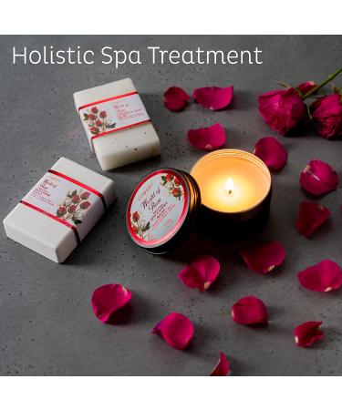 Red Rose Spa Gift Set for Women - 35 Piece Stress Relief Kit for Thank You, Birthday, Mom, Christmas - Nail Care, Body Scrub, Bubble Bath, Bath Bomb & More - Buy Online on GoSupps.com