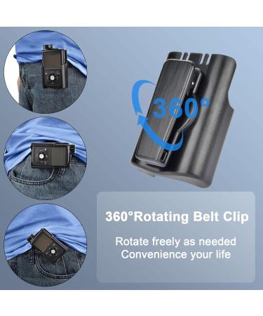 MiniMed Insulin Pump Case | 360 Swivel Belt Clip Holder for Medtronic MiniMed 770G 670G 630G 640G 780G (Black) - Buy Online on GoSupps.com