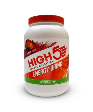 HIGH5 Energy Drink With Protein Blend of Carbohydrates Protein & Electrolytes (Berry 1.6kg) Berry 1.6kg