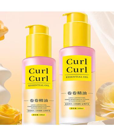 Hair Oil for Curly Hair - 100ml Light Balm for Effect Control Curl Definer Oil | for Straightening & Styling for Women Girls & Mothers Travel & Beauty - Buy Online on GoSupps.com