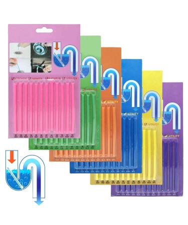 Flying swallow Drain Sticks (72 pcs) Keeps Drains and Pipes Clear and Odor Cleaning Tool Tub Decontamination Hair Clean As Seen On TV