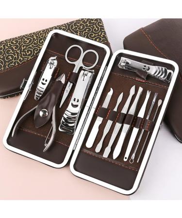 Manicure Set Grooming Set 12-Piece Nail Clippers Set Decoration Tool for Office Bedroom Indoor Travel Nail File Tool Nail Care Set Manicure Nail Clippers Kit (Color : A) - Buy Online on GoSupps.com