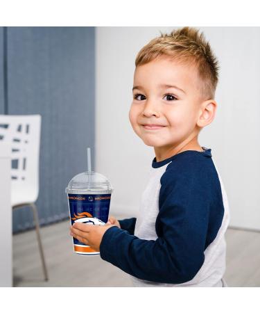 Rico Industries NFL Football 12oz Team Color Laser Engraved Youth Plastic Tumbler for NFL Fans Denver Broncos - Buy Online on GoSupps.com