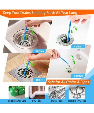 Drain Sticks - Cleaner and Deodorizer for Sink, Disposal, Septic - Enzyme Odor and Clog Remover - As Seen On TV - Buy Online on GoSupps.com