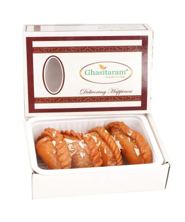 Ghasitaram Gifts Sweets Sugar-free Healthy Wheat Gujiya Box (200 g)