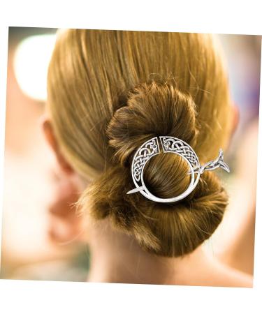 MAGICLULU Vintage Viking Hairpins Metal Knot Hairpin Alloy Slide Hair Clip Hair Barrette Hair Bun Stick Viking Hair Stick Viking Hair Accessories Alloy Knot Hair Clip Metal Knot Hair Clip - Buy Online on GoSupps.com