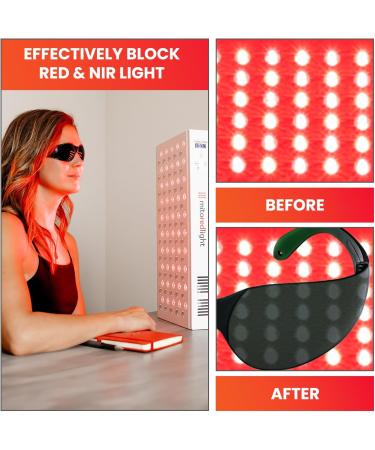 Mito Red Light Glasses - Eye Protection for Red Light Therapy | Shop Internationally for IPL IR3 Glasses - Buy Online on GoSupps.com
