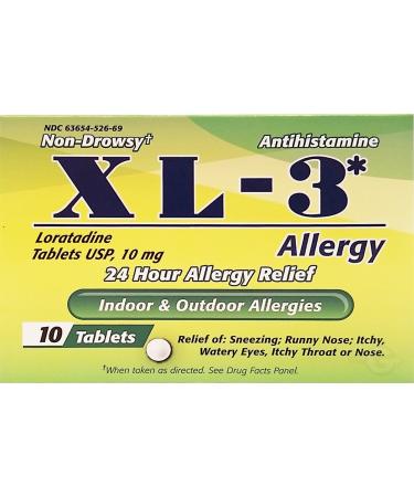 XL3 Allergy 10 tabs - Antigripal (Pack of 1)