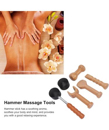 Wood Hammer Massage Tool for Pain Relief | Acupuncture & Percussion Stick for Full Body Muscle Therapy - Buy Online on GoSupps.com