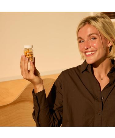 THE FULLEST - Saffron Capsules - Boosts Mood, Energy, and Focus, Gluten-Free & Vegan, Contains Saffron, Turmeric and Curcumin, 30 Capsules - Buy Online on GoSupps.com