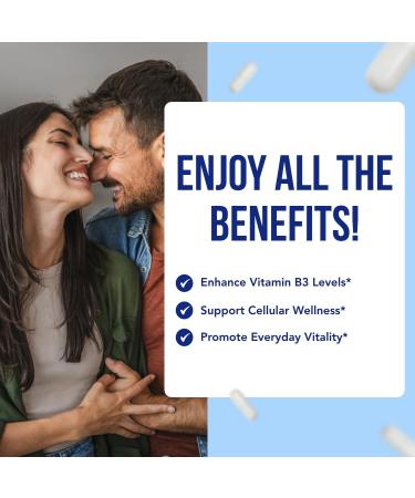 Resveratrol with Vitamin B3 Nicotinamide 500mg | NAD+ Precursor and Longevity Complex with Nicotinamide Form of Vitamin B3 Niacin Flush Free for Aging Skin Energy & Cellular Support (120 Day Supply) 120 Count (Pack of 1) - Buy Online on GoSupps.com