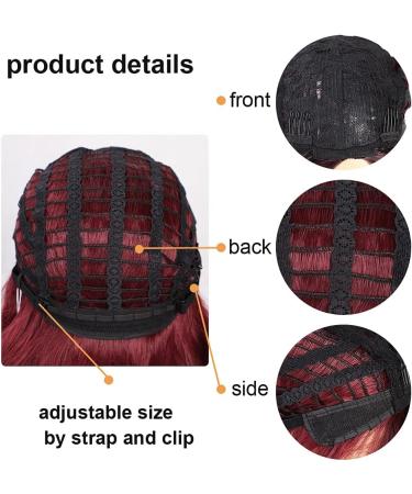 ColorfulPanda Long Red Wavy Synthetic Wig - 26 inches Heat Resistant for Women - Natural Looking Loose Wave Curly Style - Ideal for Everyday Cosplay & Parties - Buy Online on GoSupps.com