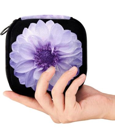 GIAPB Period Bag Violet Flower Color - Sanitary Napkin Storage & Makeup Pouch - Buy Online on GoSupps.com
