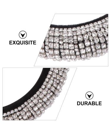 Beaupretty Strass Hair Tires - Baroque Crystal Diamond Hair Band for Women & Girls | Stylish Silver Party Accessory - Buy Online on GoSupps.com