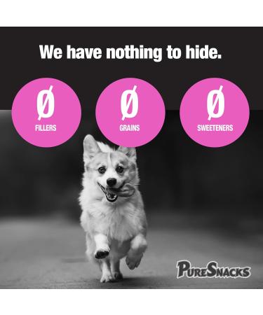 PureSnacks Freeze Dried Salmon Dog Treats 3.5oz | 100g Made in USA Pink (2PS100SM) - Buy Online on GoSupps.com