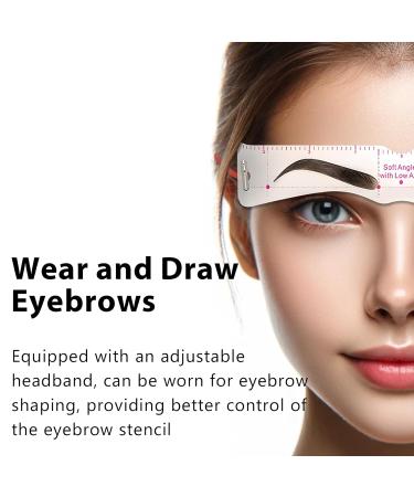 Buy Eyebrow Stencil Kit - 24 Reusable Shaper Templates for Effortless Makeup | International Shipping Available - Buy Online on GoSupps.com