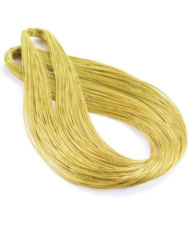 Exceart Gold Metallic Yarn - Best Christmas Gift Cord Jewelry and Craft Thread - Buy Online on GoSupps.com