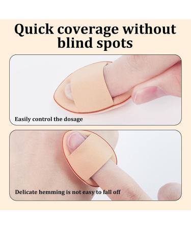 24 Mini Powder Puffs Finger Tassels Sponge Finger Bands Mini Beauty Blender Suitable for Mixing Make Up Suitable for Foundation Concealer Face Eyes Cosmetics Wet and Dry Makeup - Buy Online on GoSupps.com