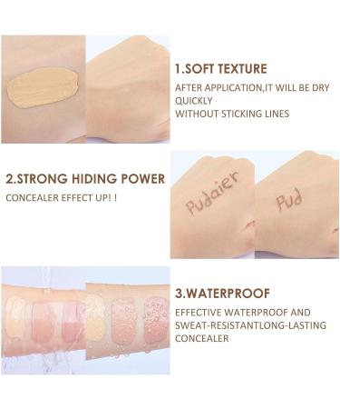Face Concealer Stick Double Ended Contouring Highlight Stick - Full Coverage Concealer Concealer Makeup Stick for Dark Circles and Imperfections Shakven #05 - Buy Online on GoSupps.com