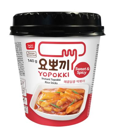 rumarkt Yopokki Instant Sweet & Strong Topokki Rice Cookies (1 x 120g Box)