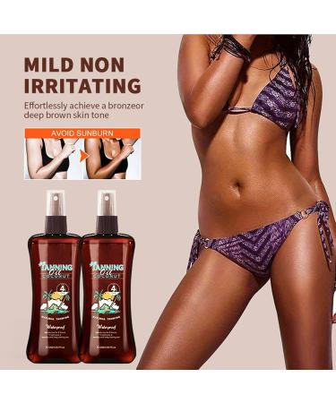 Self-Tanning Cream | 240ml Gradual Tanning Lotion Natural Body Moisturizer - Outdoor Garden Summer Tan - Buy Online on GoSupps.com