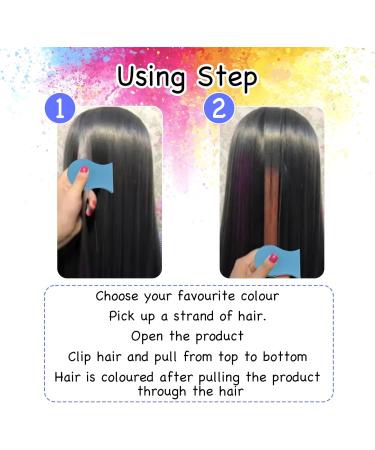 Xumann 8PCS Hair Chalks for Girls Kids Washable DIY Washable Temporary Hair Chalk for Halloween Makeup Birthday Party - Buy Online on GoSupps.com