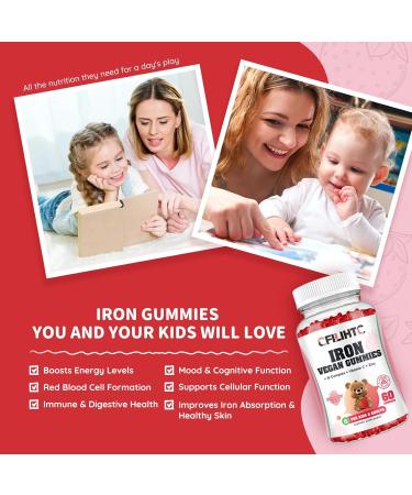 Liquid Iron Supplement for Women & Men Iron Gummies for Kids & Adults - Buy Online on GoSupps.com