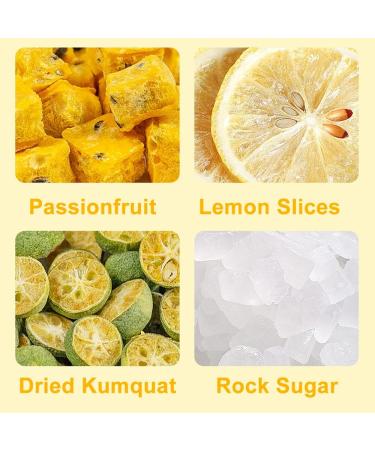 100% Pure Natural Herbal Tea Passion Fruit Lemon Kumquat Tea Bag 250g/8.81oz (10g*25bags) Sans caf ine sans additifs sans OGM - Buy Online on GoSupps.com