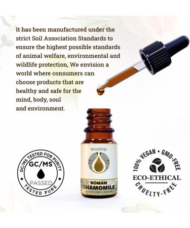 English Chamomile Essential Oil 5ml - 100% Pure Therapeutic Grade for Aromatherapy and Massage Diffusers - Buy Online on GoSupps.com