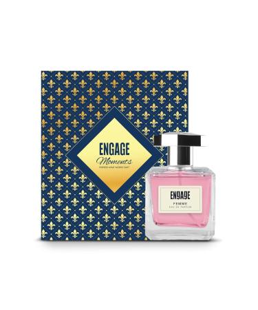 E_ngage Moments Luxury Perfume Gift for Women Floral & Fruity Long Lasting Ideal Mother s Day Gift Pack of 1 100ml