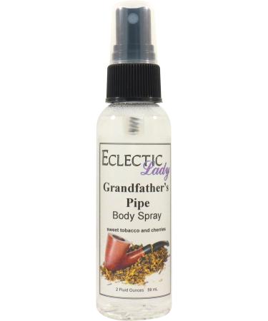 Grandfather's Pipe Body Spray 2 ounces Body Mist for Women with Clean Light & Gentle Fragrance Long Lasting Perfume with Comforting Scent for Men & Women Cologne with Soft Subtle Aroma For Daily 2 Fluid Ounces