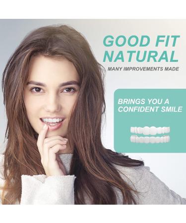 3 Pairs Snap On Veneers for Women & Men | Small Dentures Cover Missing Teeth | Snap-On Smile for Comfort & Confidence - Buy Online on GoSupps.com