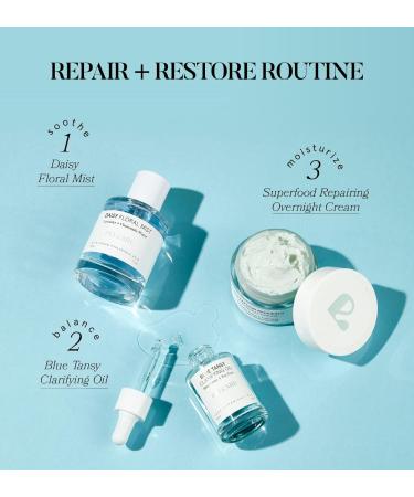 Shop BLUE TANSY Balancing Face Oil | Moisturizer for Oily & Blemish Prone Skin - International Shipping Available - Buy Online on GoSupps.com