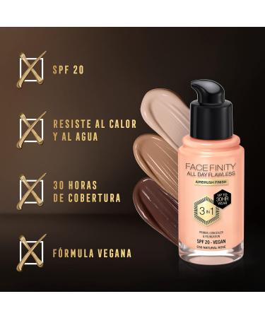 Max Factor Facefinity All Day Flawless Make-up - Fb.50 Natural Rose | Best International Shipping - Buy Online on GoSupps.com