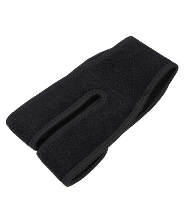 Patella Knee Brace Patella Band Knee Braces for Knee Knee Support for Men Knee Strap Bike Kickstand Knee Support Fitness Pullover Portable Cloth 42X9X1CM Black