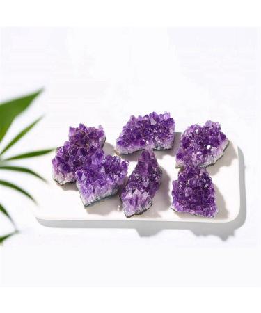 Natural Crystal Rough 1/5/10PC 20-30g Natural Purple Brazilian Amethyst Quartz Crystal Cluster Stones Druzy Geode Specimen Ornament Home Decor Crafts (Color : 5pcs) - Buy Online on GoSupps.com